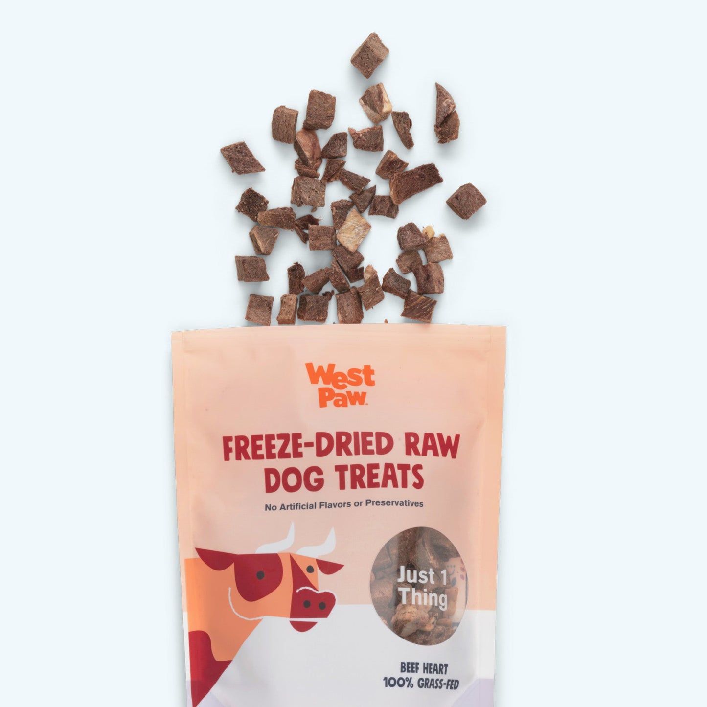 West Paw Freeze-Dried Raw Beef Heart Treats