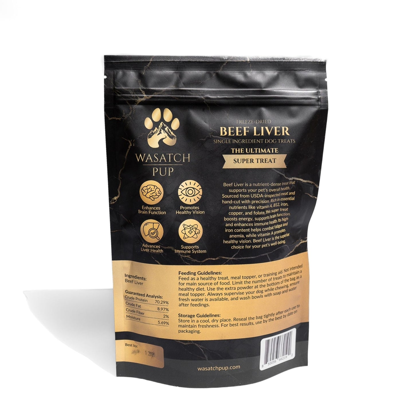 Wasatch Pup - Freeze-Dried Beef Liver