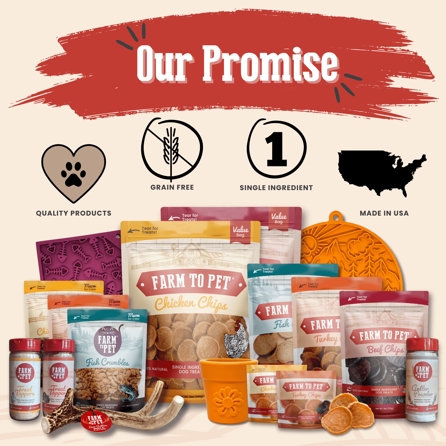 Farm to Pet - Snack Pack Dog Treat Sampler