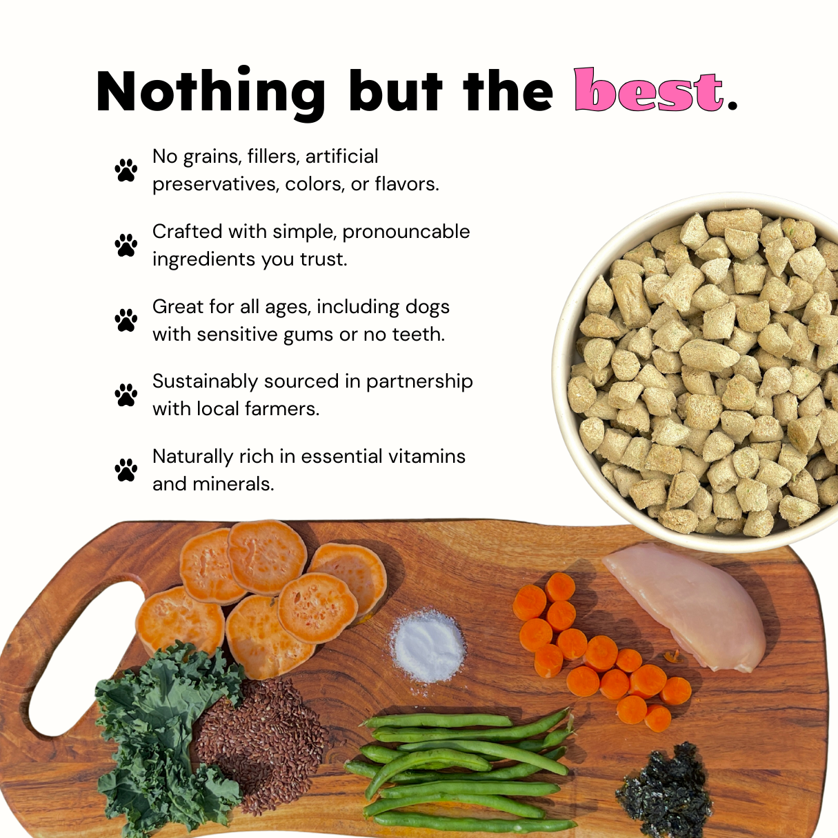 Spoiled Pets - Chicken and Veggies Balanced Bowl