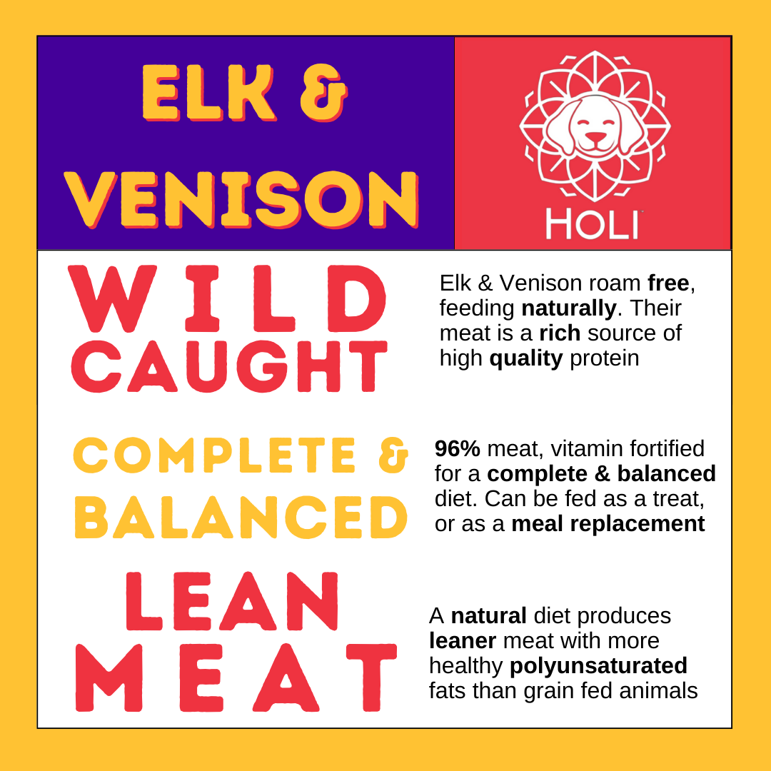 HOLI - Elk & Venison Dog and Cat Treats