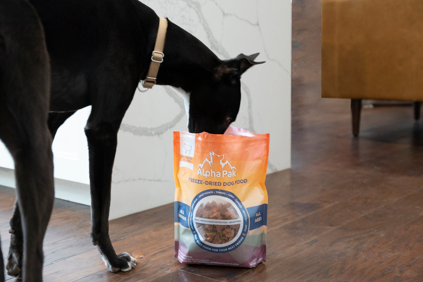 AlphaPak Freeze-Dried Raw Beef — Formulated for Dog Longevity