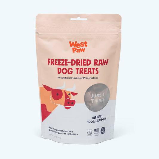 West Paw Freeze-Dried Raw Beef Heart Treats