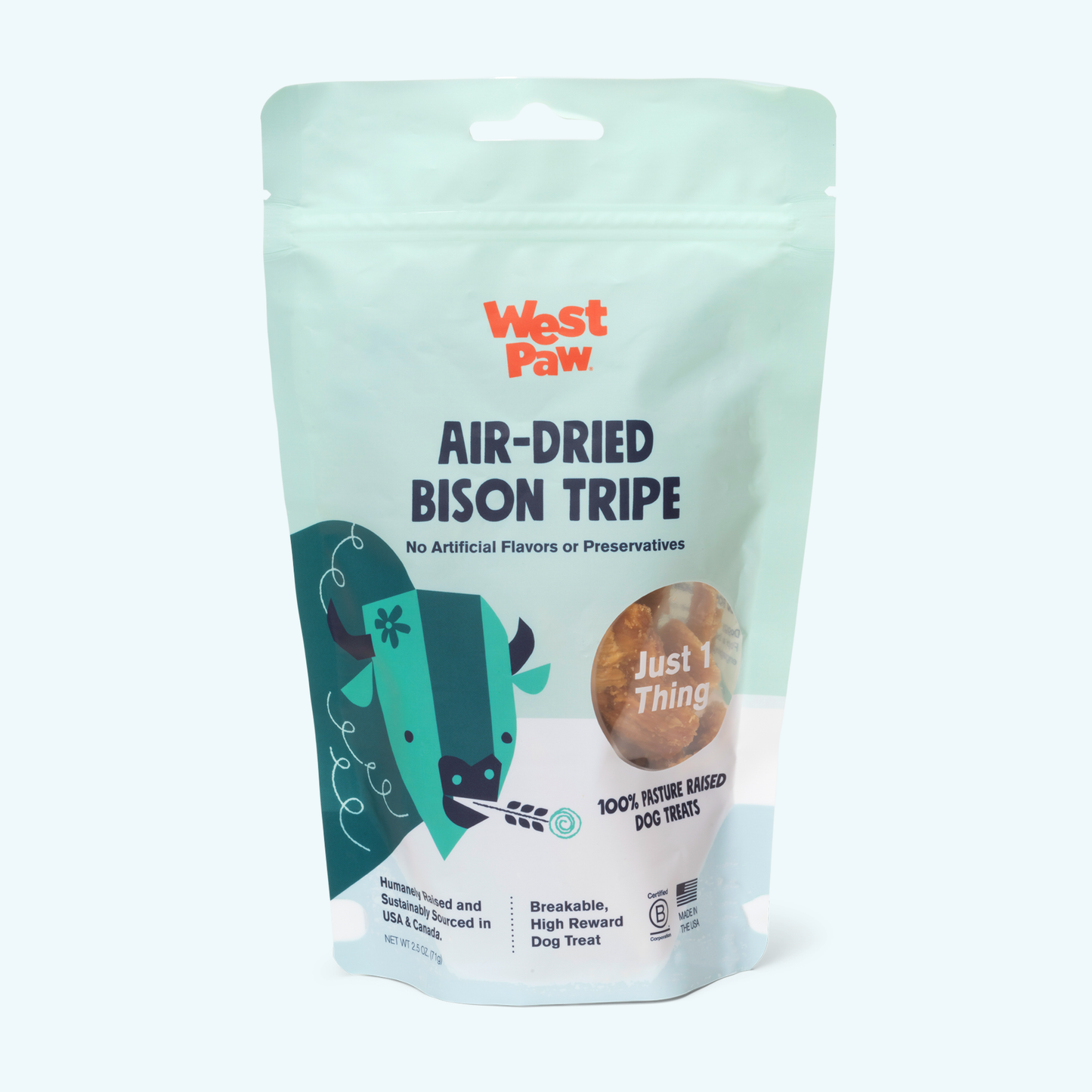 West Paw Air-Dried Bison Tripe