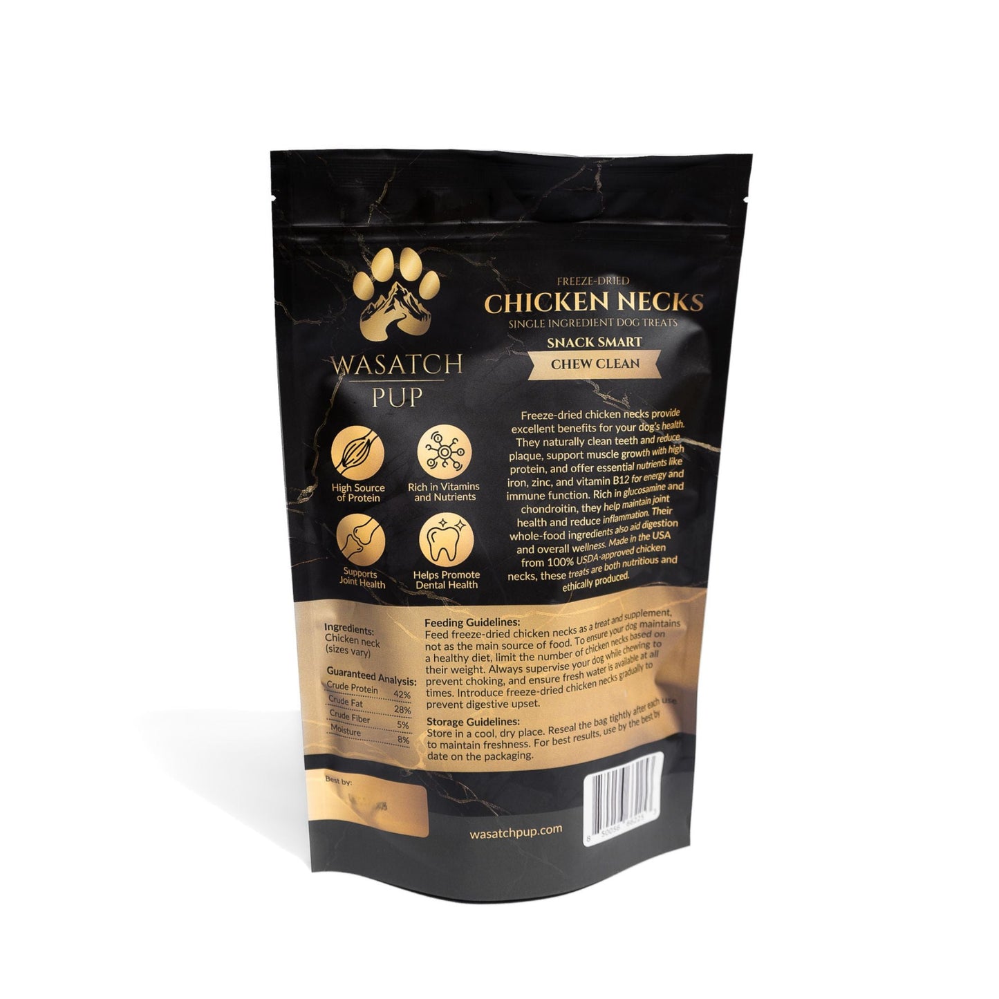 Wasatch Pup - Freeze-Dried Chicken Necks