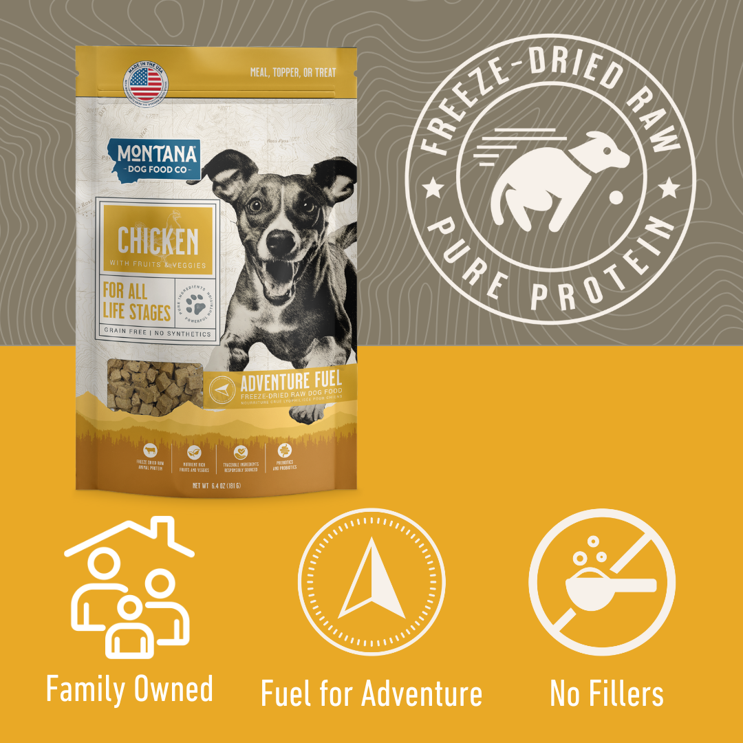 Montana Dog - Grain-Free Chicken Freeze-dried Raw Adventure Fuel (Dog Food)