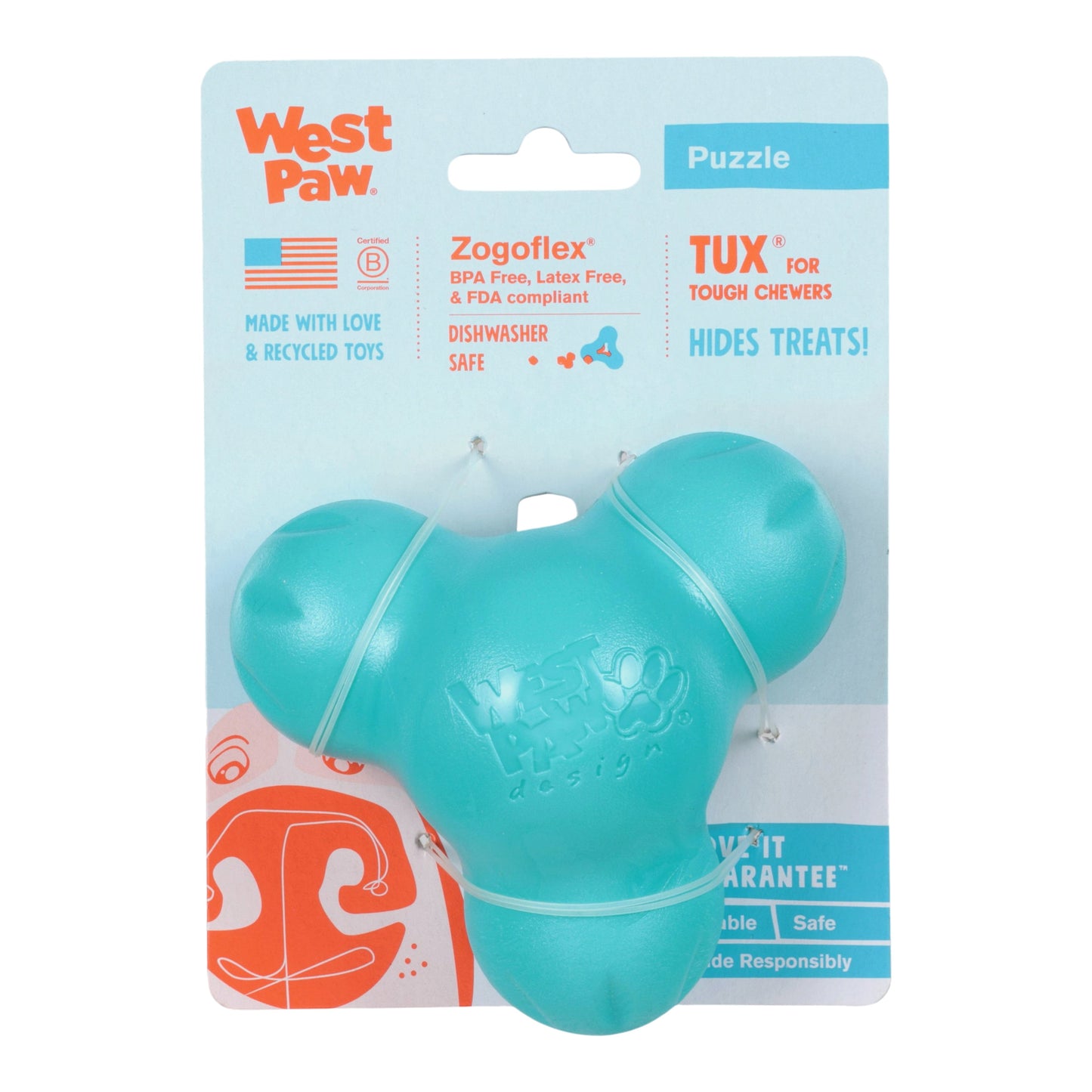 West Paw Tux Teal