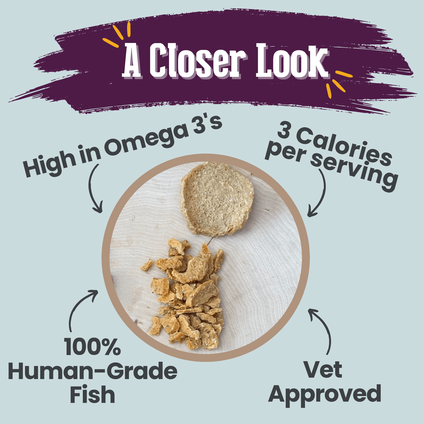 Farm to Pet - Fish Crumbles for Cats | All-Natural Fish Cat Treats