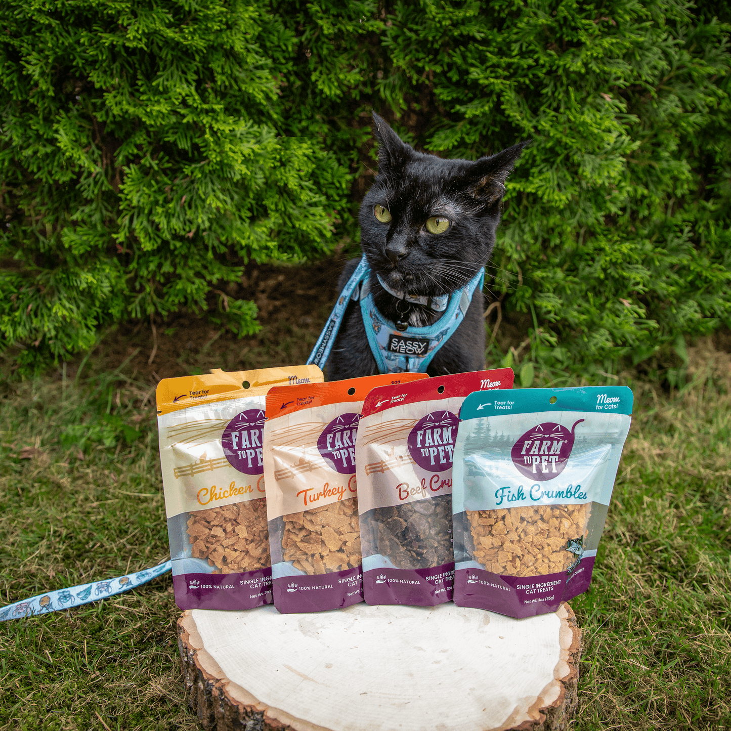 Farm to Pet - Fish Crumbles for Cats | All-Natural Fish Cat Treats