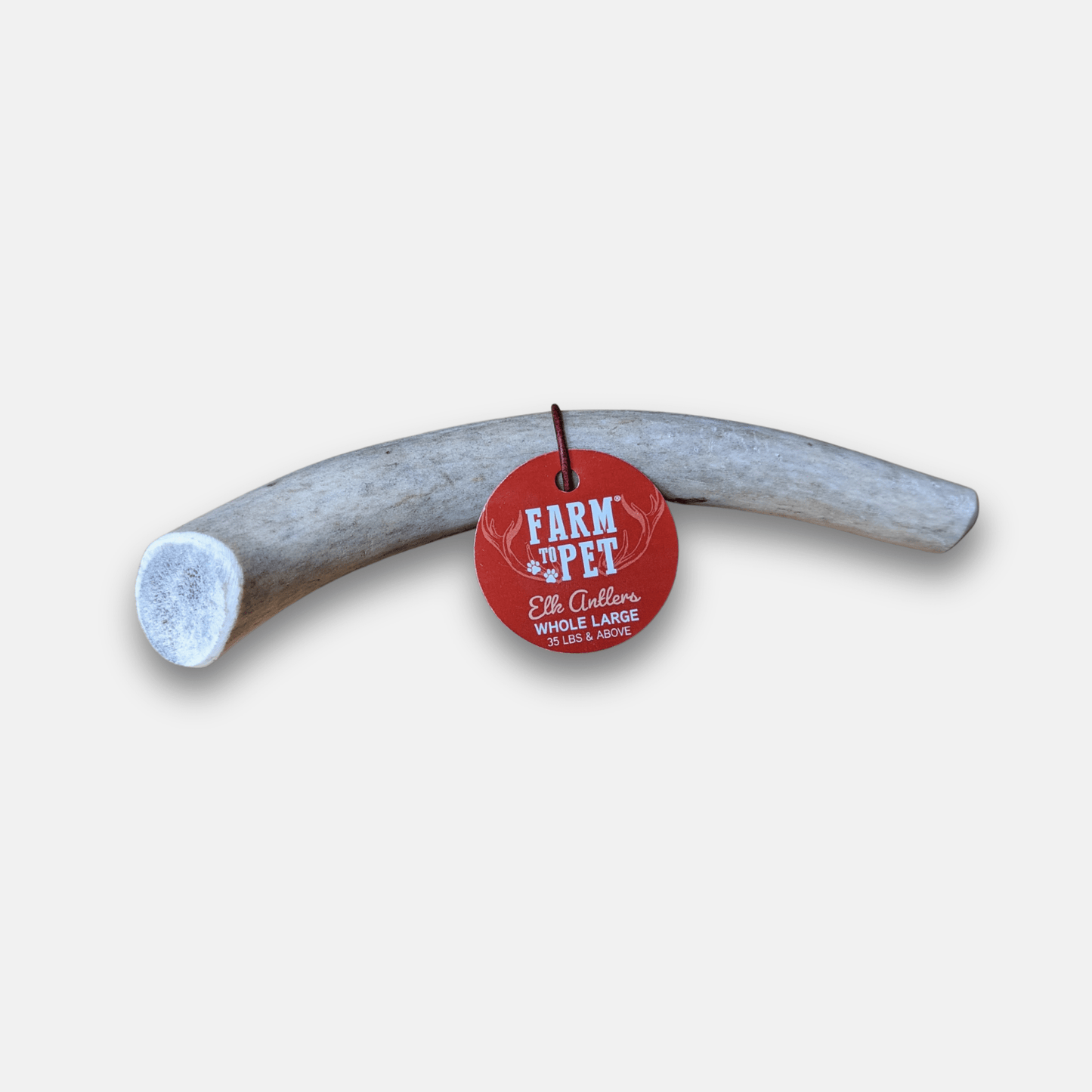 Farm to Pet - Elk Antler Dog Chews | All-Natural Whole and Split Elk Antler Chews for Dogs