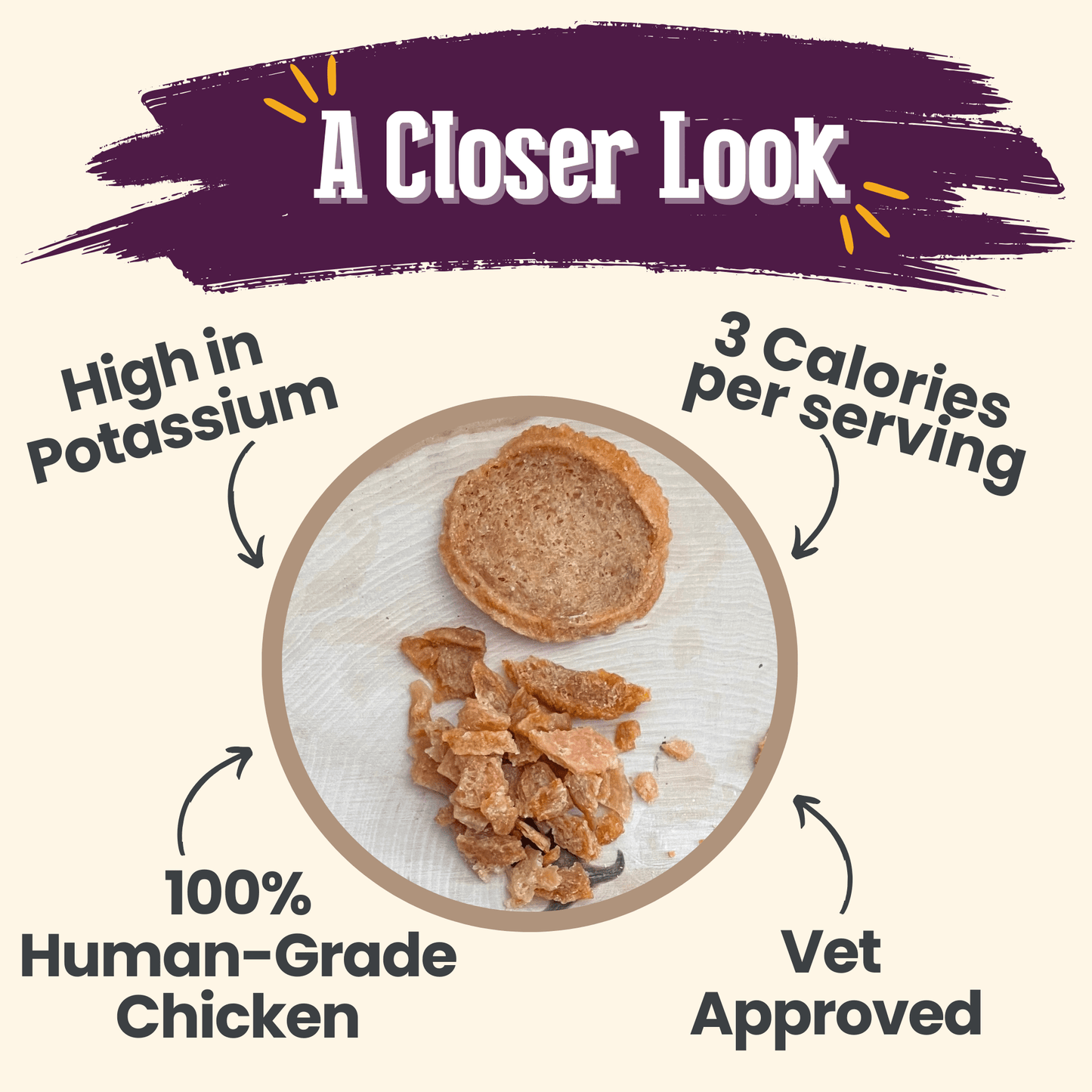 Farm to Pet - Chicken Crumbles Cat Treats | Single-Ingredient Treats for Cats