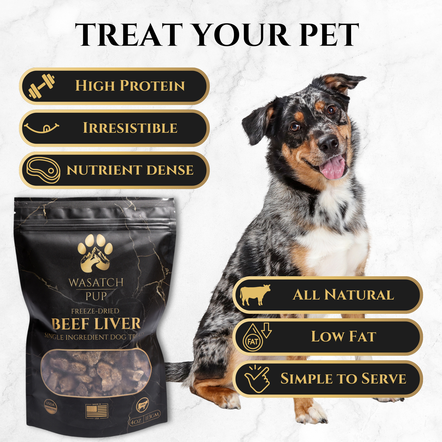 Wasatch Pup - Freeze-Dried Beef Liver