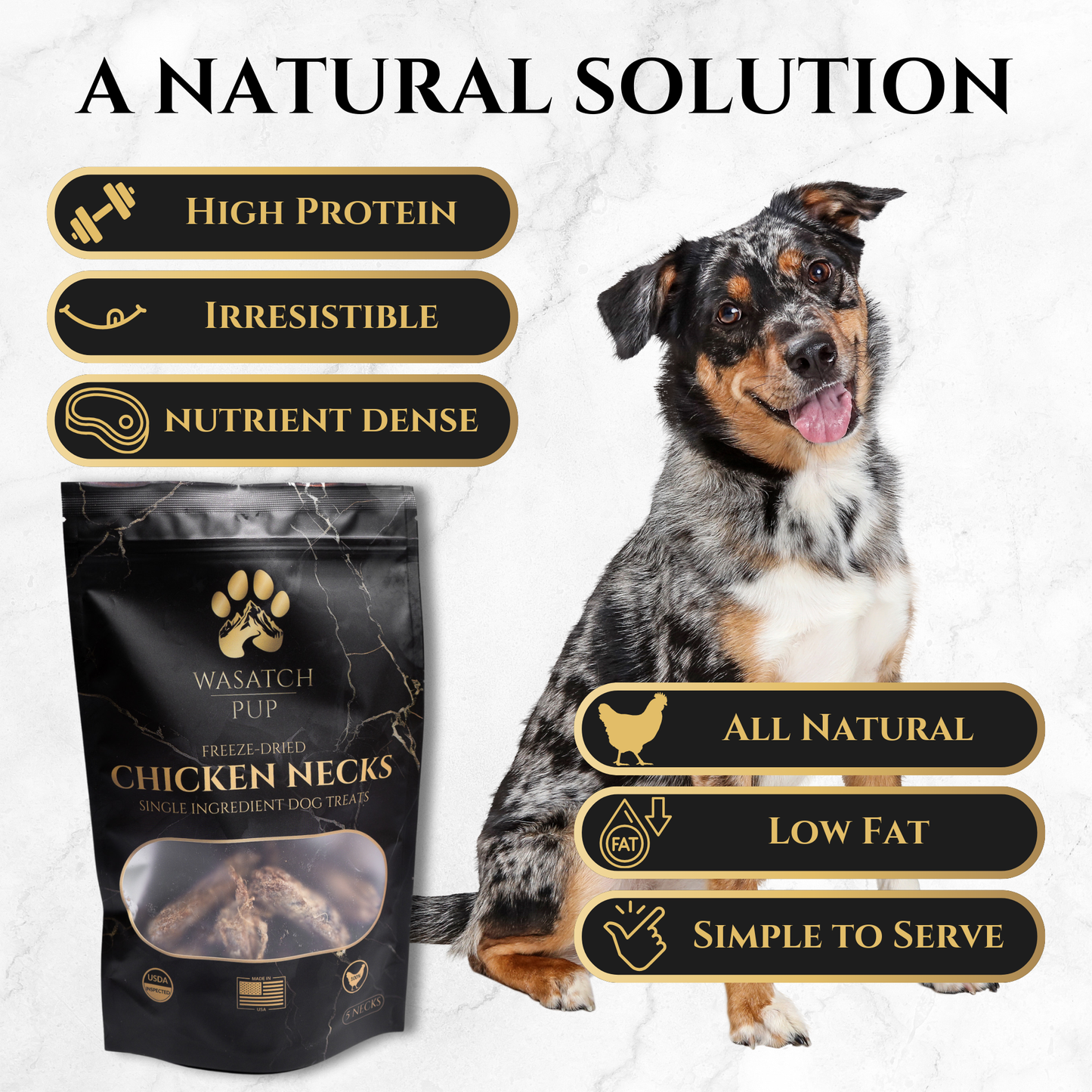 Wasatch Pup - Freeze-Dried Chicken Necks
