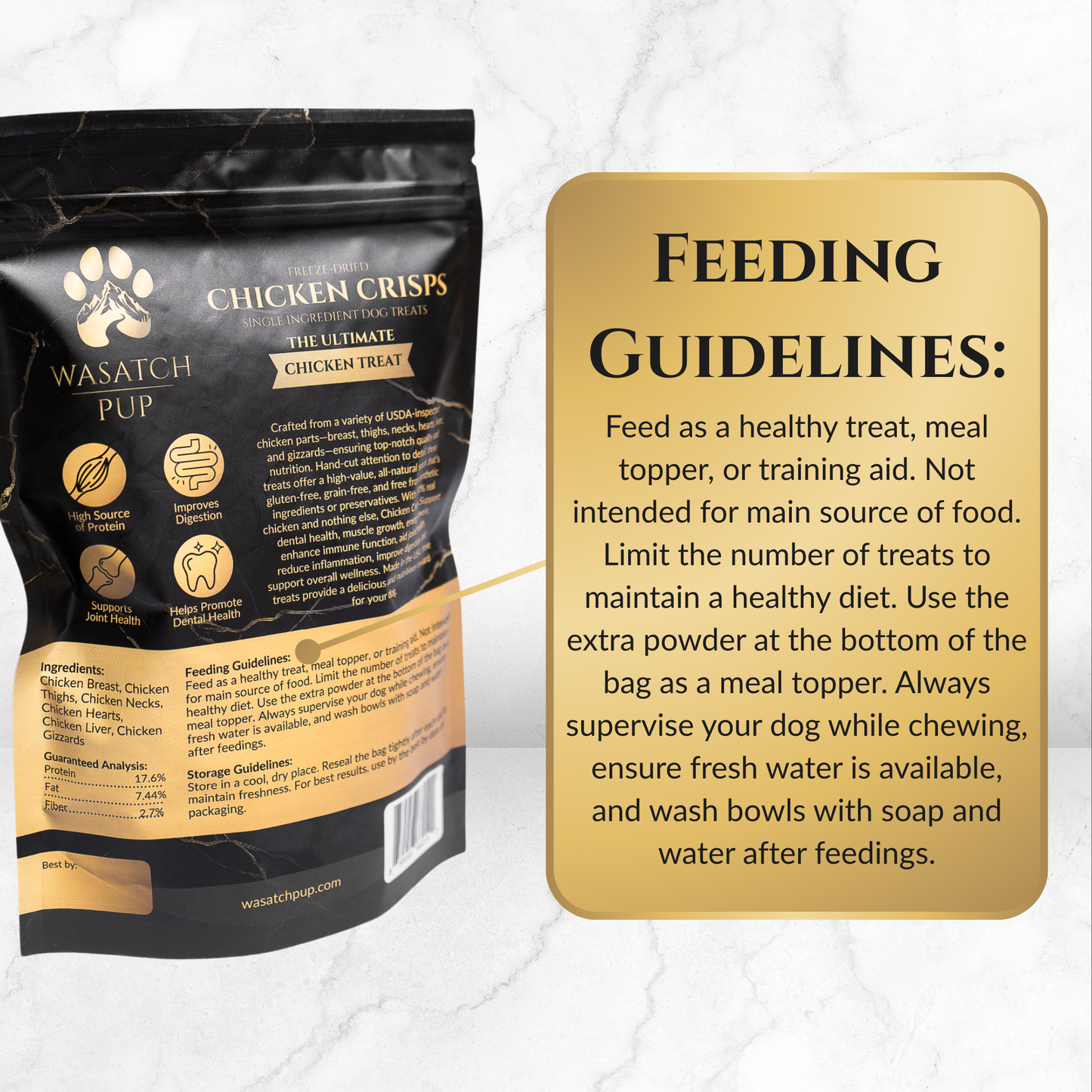 Wasatch Pup - Freeze-Dried Chicken Crisps