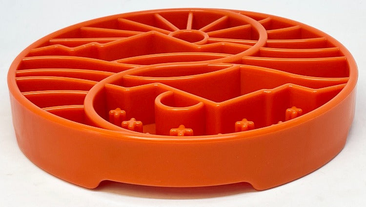 SodaPup Sun and Moon eTray - Shallow Slow Feeder Dog Bowl for Enrichment | USA Made
