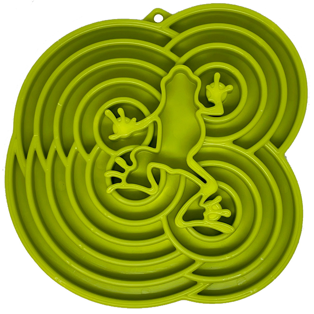 SodaPup Water Frog eTray - Shallow Slow Feeder Dog Bowl for Enrichment | USA Made