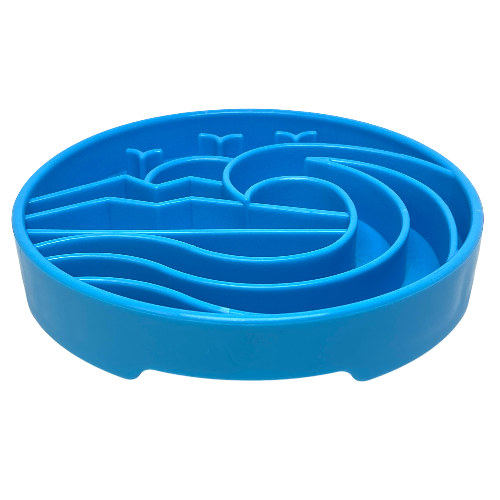 SodaPup Baja Design eTray - Shallow Slow Feeder Dog Bowl for Enrichment | USA Made