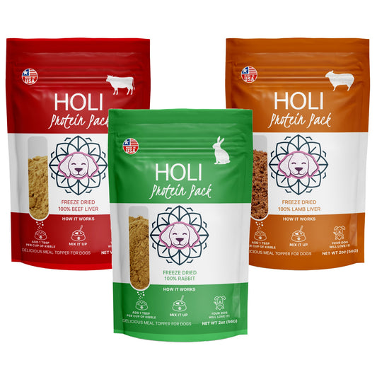 HOLI - Variety Pack Dog Food Toppers - Land Lovers