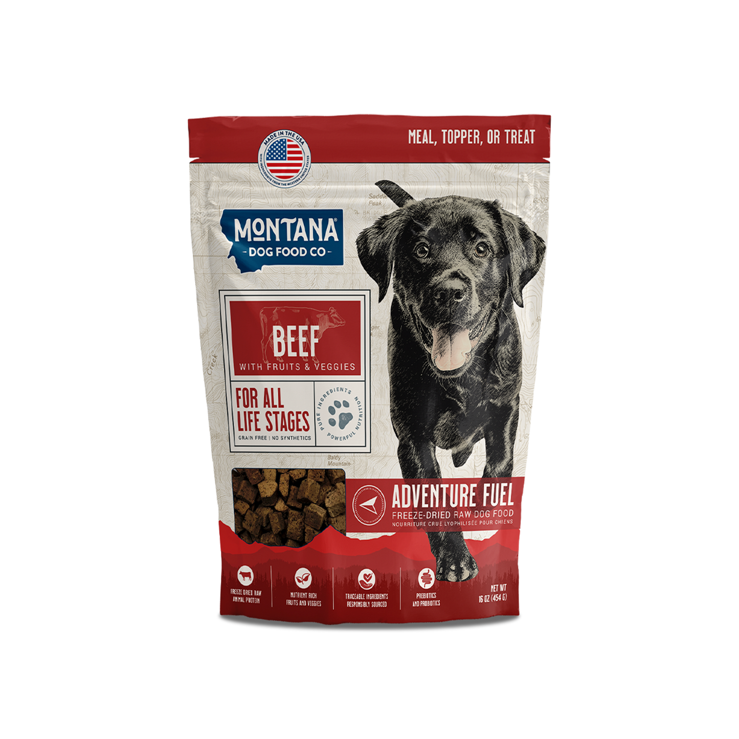 Montana Dog - Grain-Free Beef Freeze-Dried Raw Adventure Fuel (Dog Food)