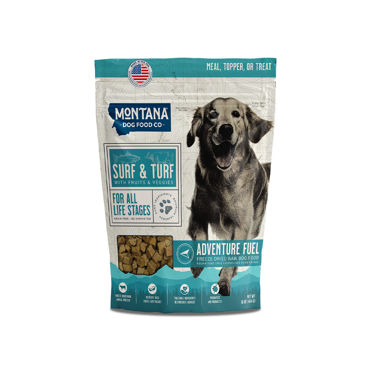 Montana Dog - Grain-Free Surf & Turf Freeze-Dried Raw Adventure Fuel (Dog Food)