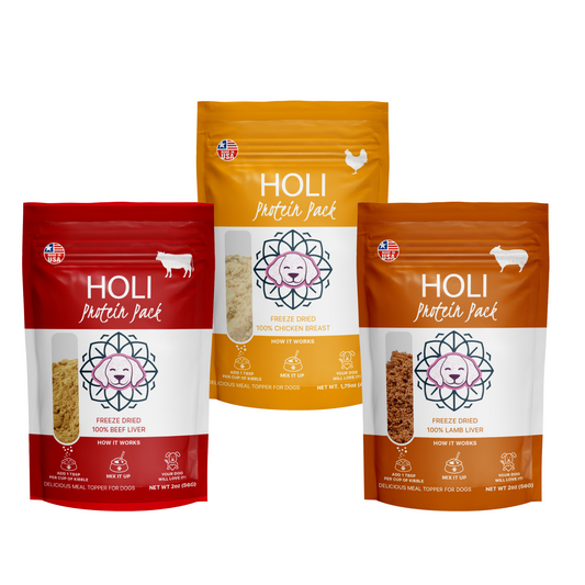 HOLI - Dog Food Topper Variety Pack - Classic