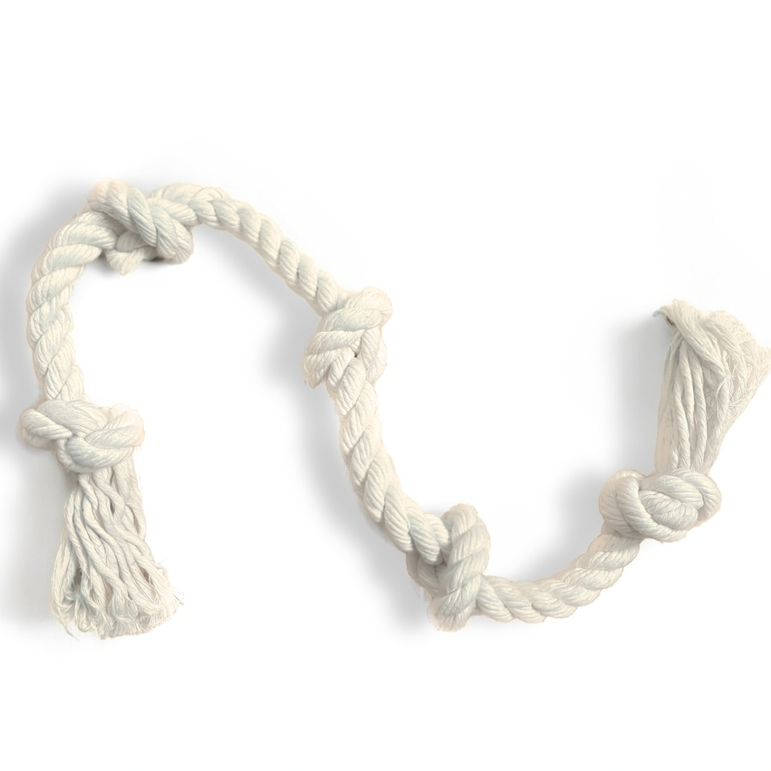 Boba & Vespa - 100% Organic Cotton Rope Dog Toy - 5 Sizes | Boba & Vespa