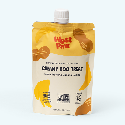 West Paw Peanut Butter and Banana Creamy Dog Treat