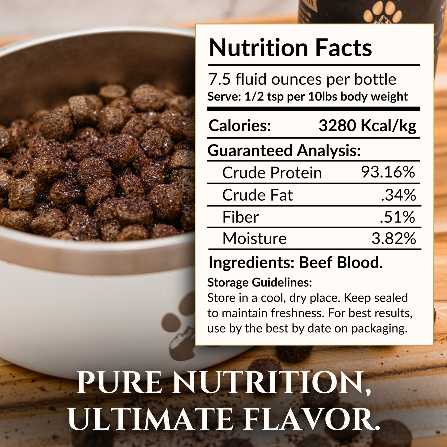 Wasatch Pup - Freeze-Dried Beef Blood | Meal Topper