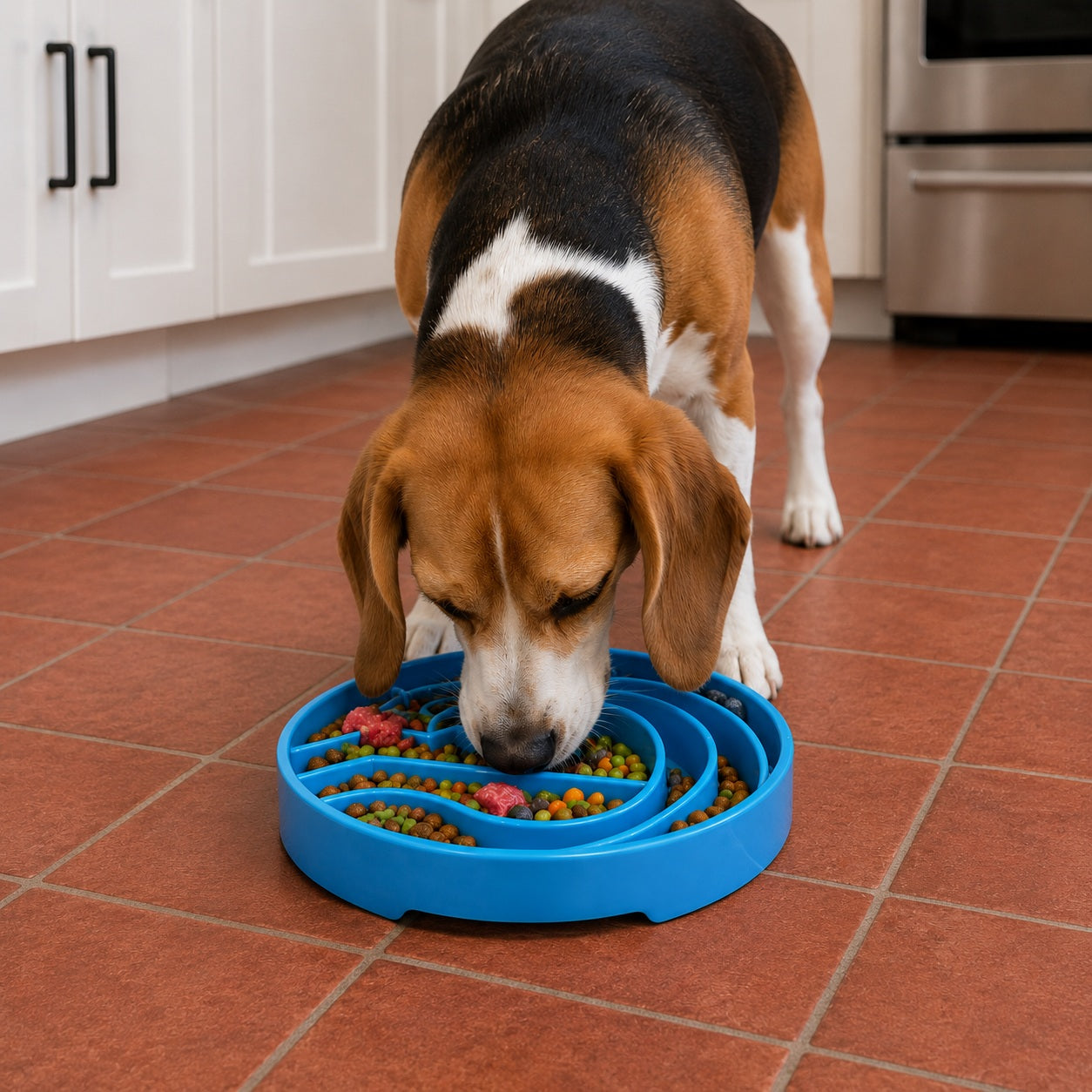 SodaPup Baja Design eTray - Shallow Slow Feeder Dog Bowl for Enrichment | USA Made