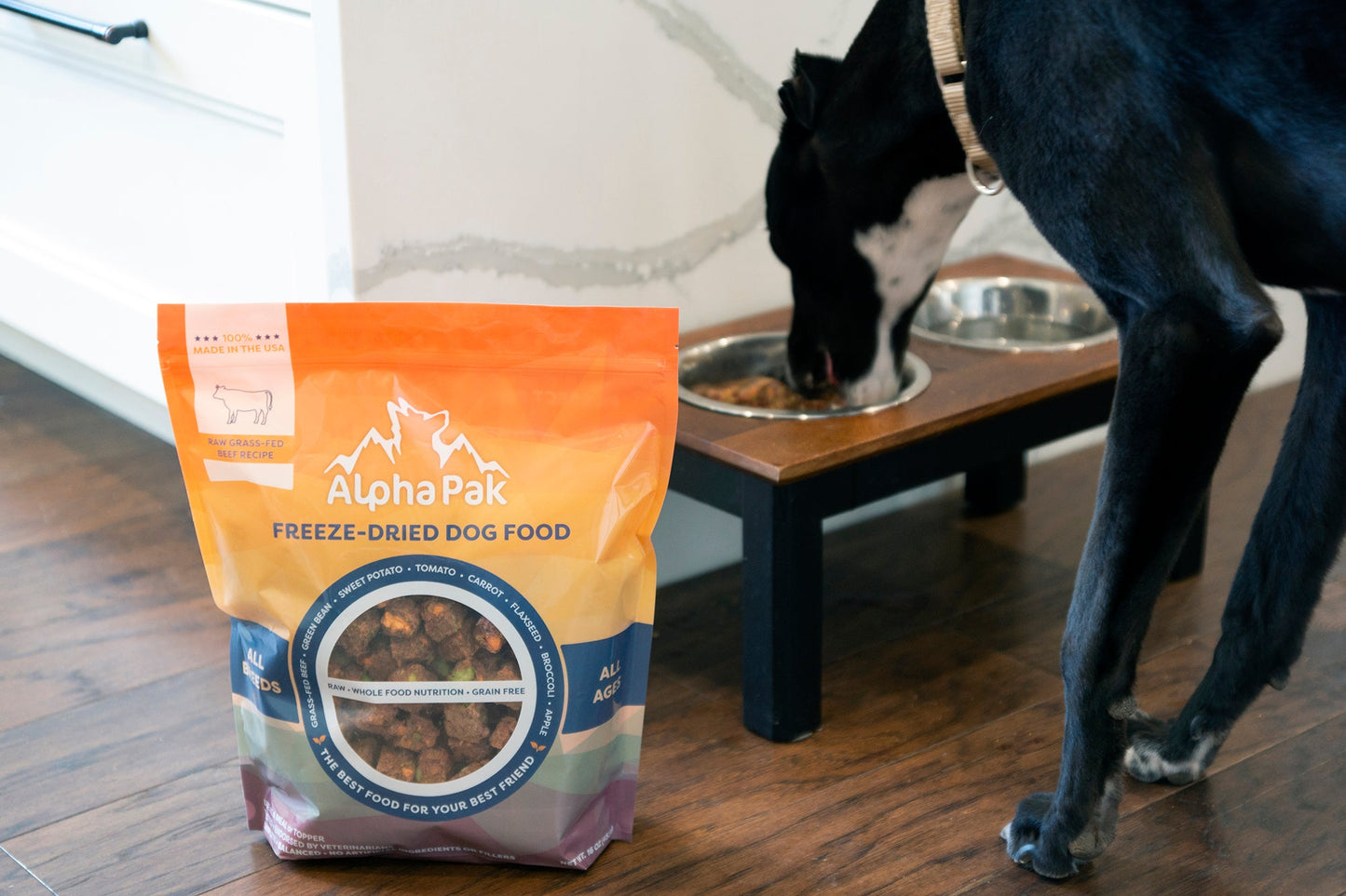 AlphaPak Freeze-Dried Raw Beef — Formulated for Dog Longevity