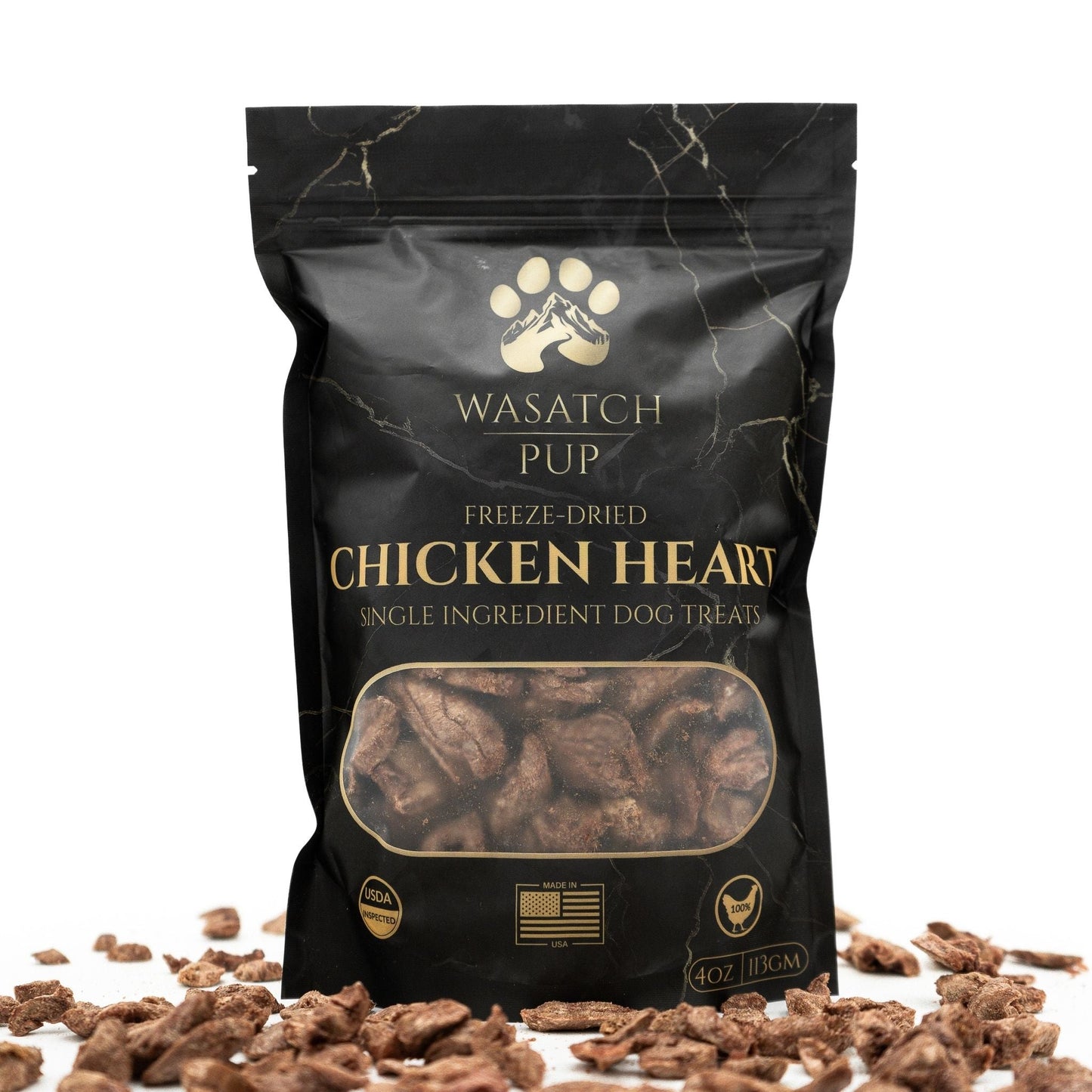 Wasatch Pup - Freeze-Dried Chicken Heart
