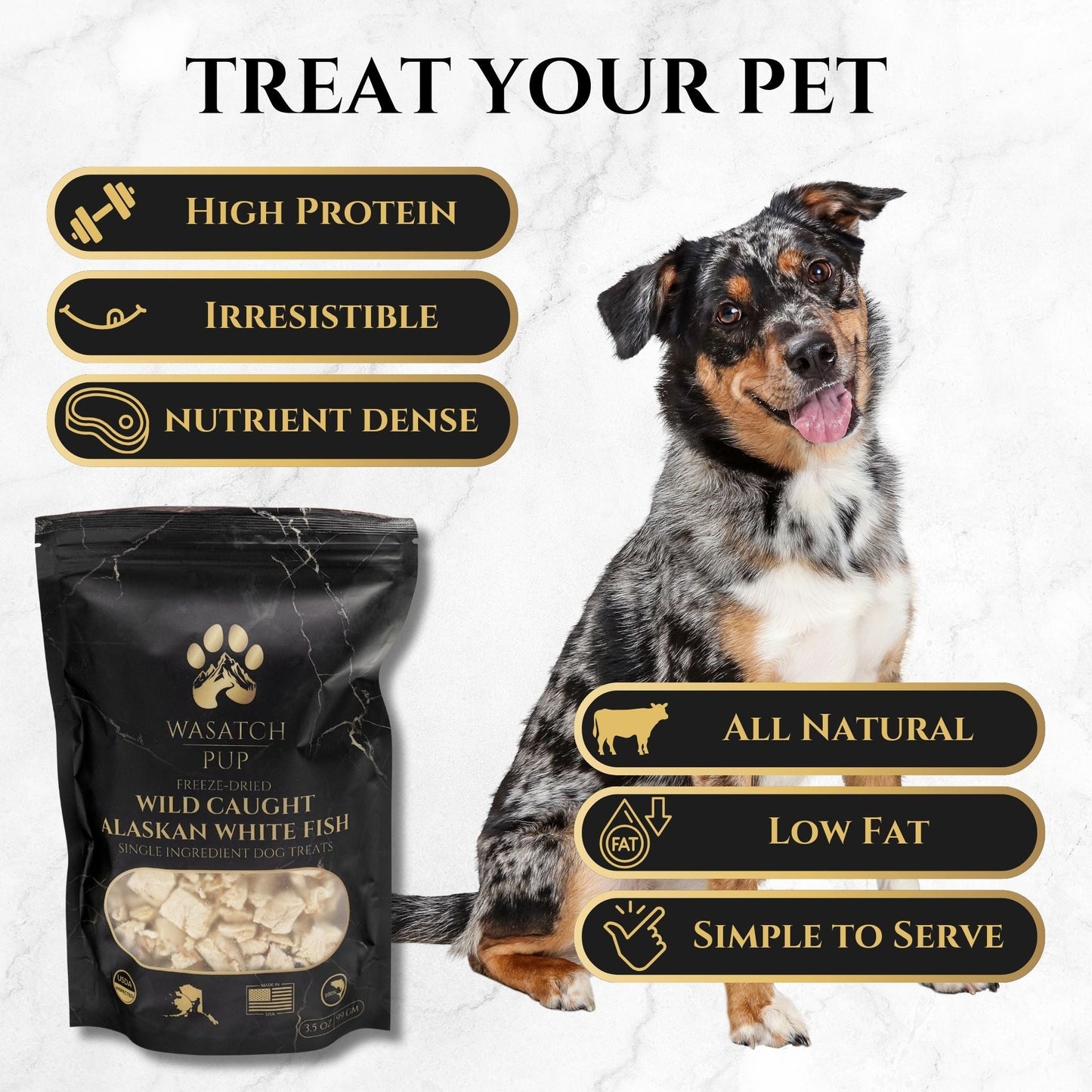 Wasatch Pup - Freeze-Dried Alaskan Whitefish