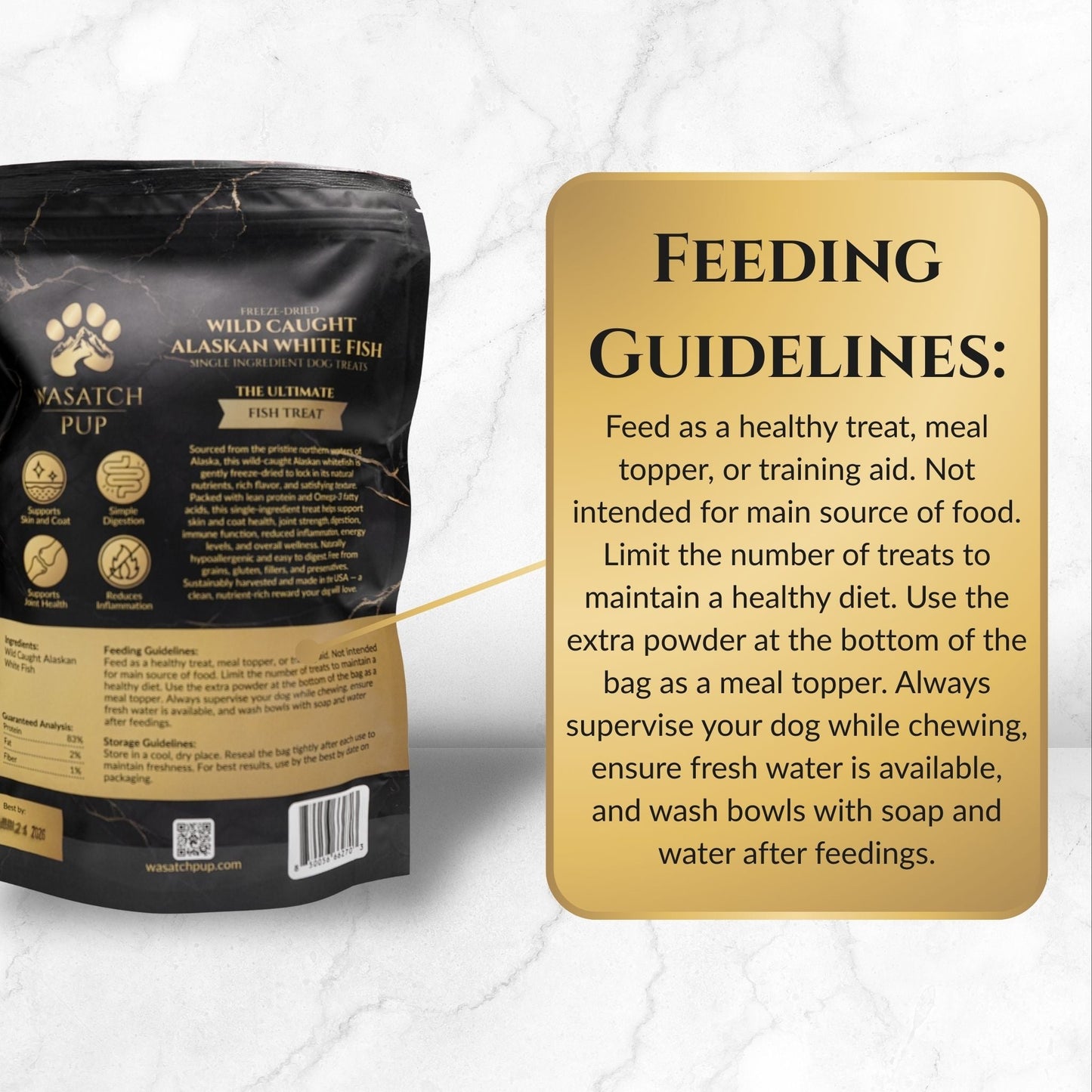 Wasatch Pup - Freeze-Dried Alaskan Whitefish