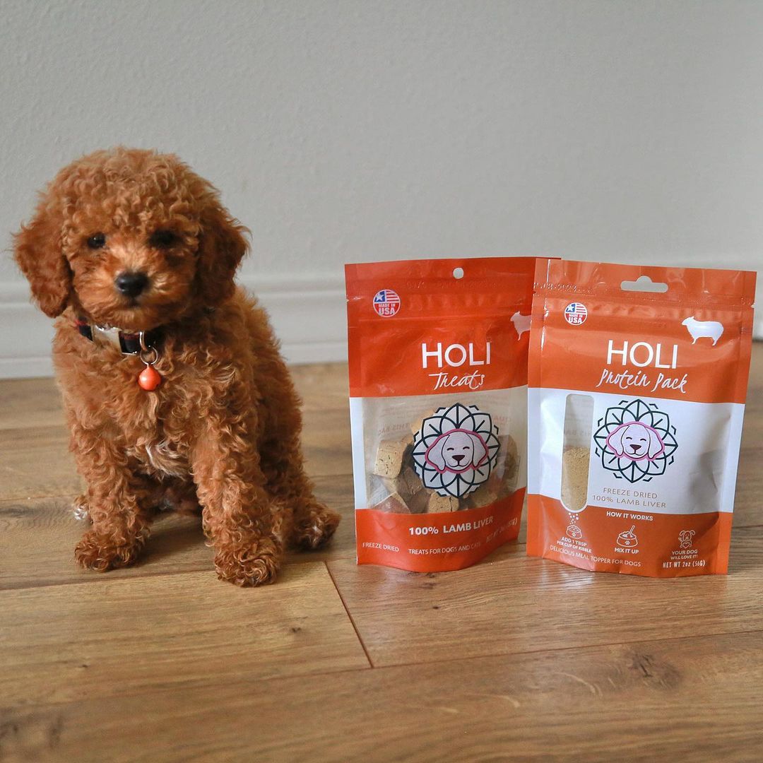 HOLI - Lamb Liver Dog Food Topper - Freeze Dried - Single Ingredient