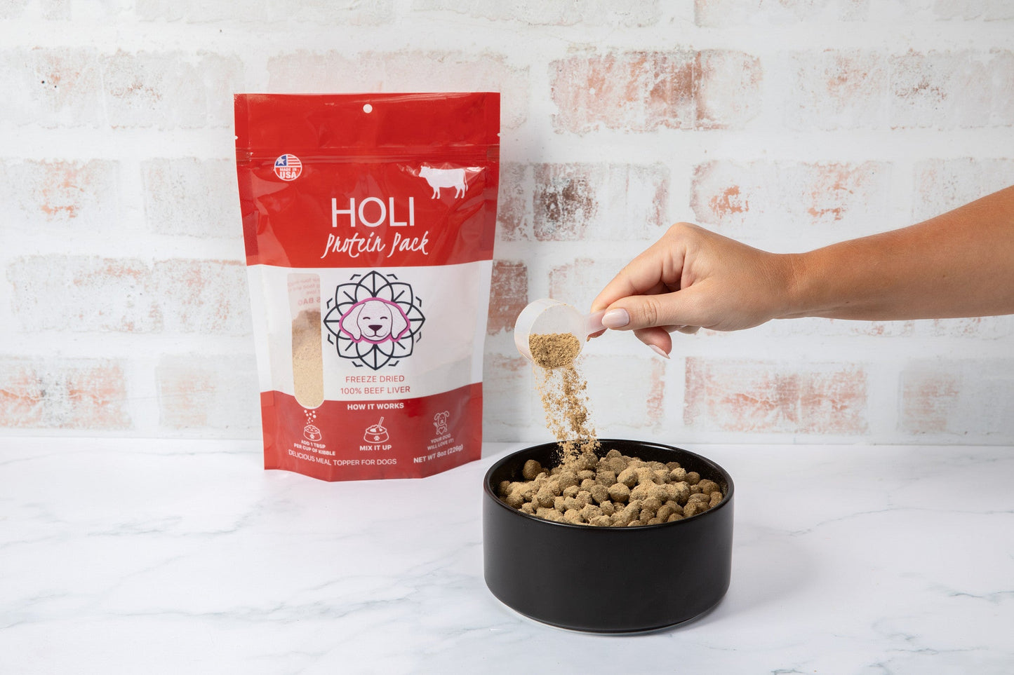 HOLI - Lamb Liver Dog Food Topper - Freeze Dried - Single Ingredient