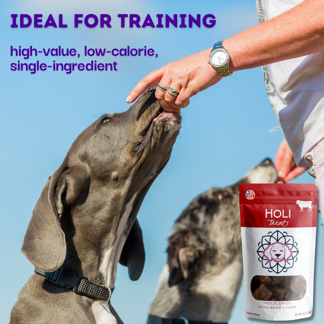 HOLI - Beef Liver Dog Treats - Freeze-Dried - Single Ingredient