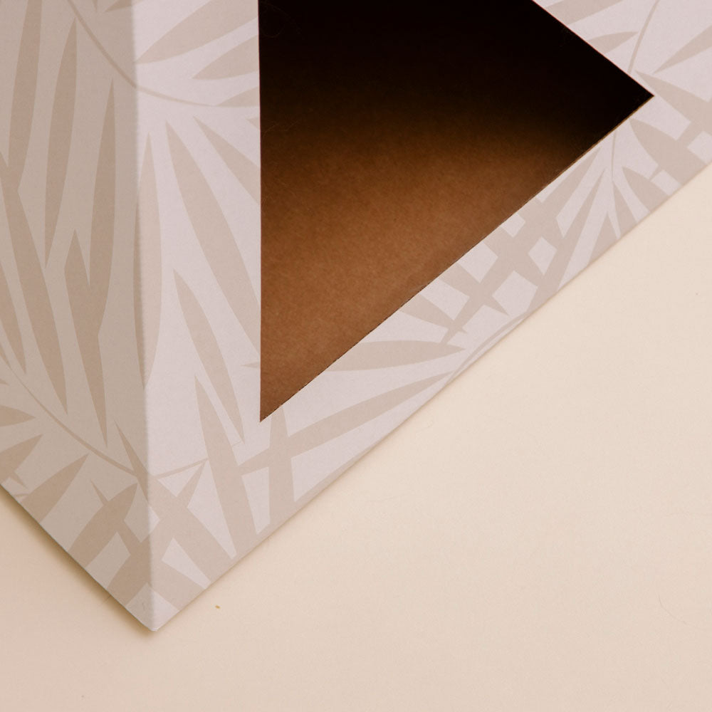 Kitty Kardboard 'Neutral Palm' Cardboard Cat Pyramid