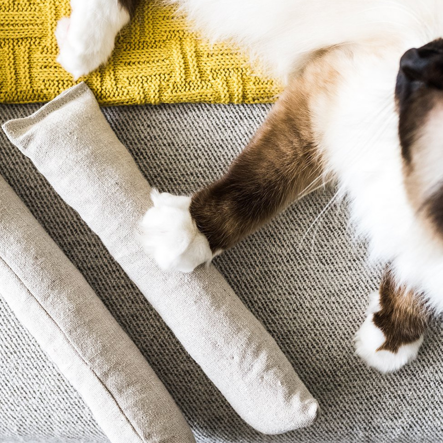 Boba & Vespa - Hemp & Cotton Cat Kicker Toy for Bunny Kicks | Boba & Vespa