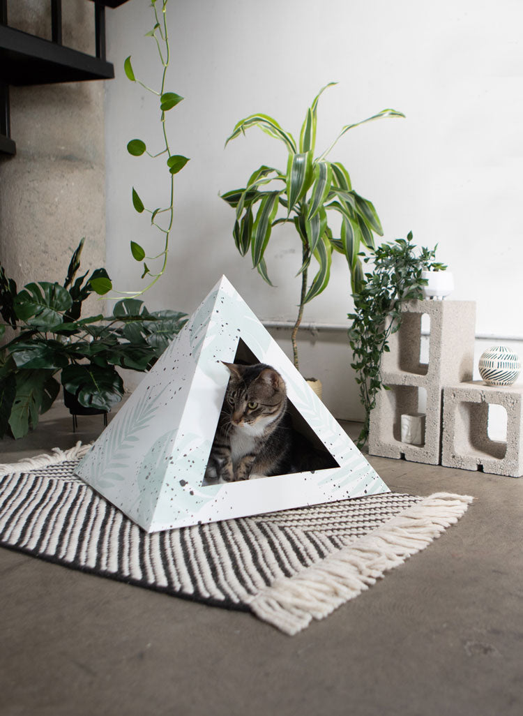 Kitty Kardboard 'Oasis' Cardboard Cat Pyramid