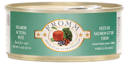 Fromm 4 Star Salmon and Tuna Cat Pate (5.5oz)