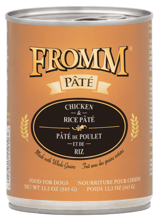 Fromm All Life Stages Chicken & Rice Pate Wet Dog Can (12.2oz)