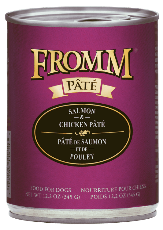 Fromm All Life Stages Salmon & Chicken Pate Wet Dog Can (12.2oz)