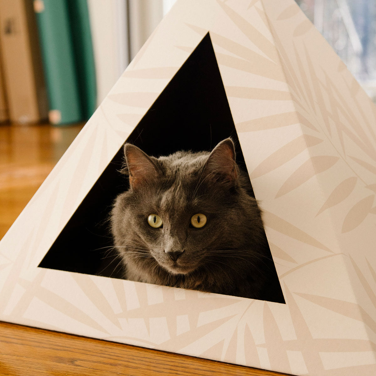 Kitty Kardboard 'Neutral Palm' Cardboard Cat Pyramid