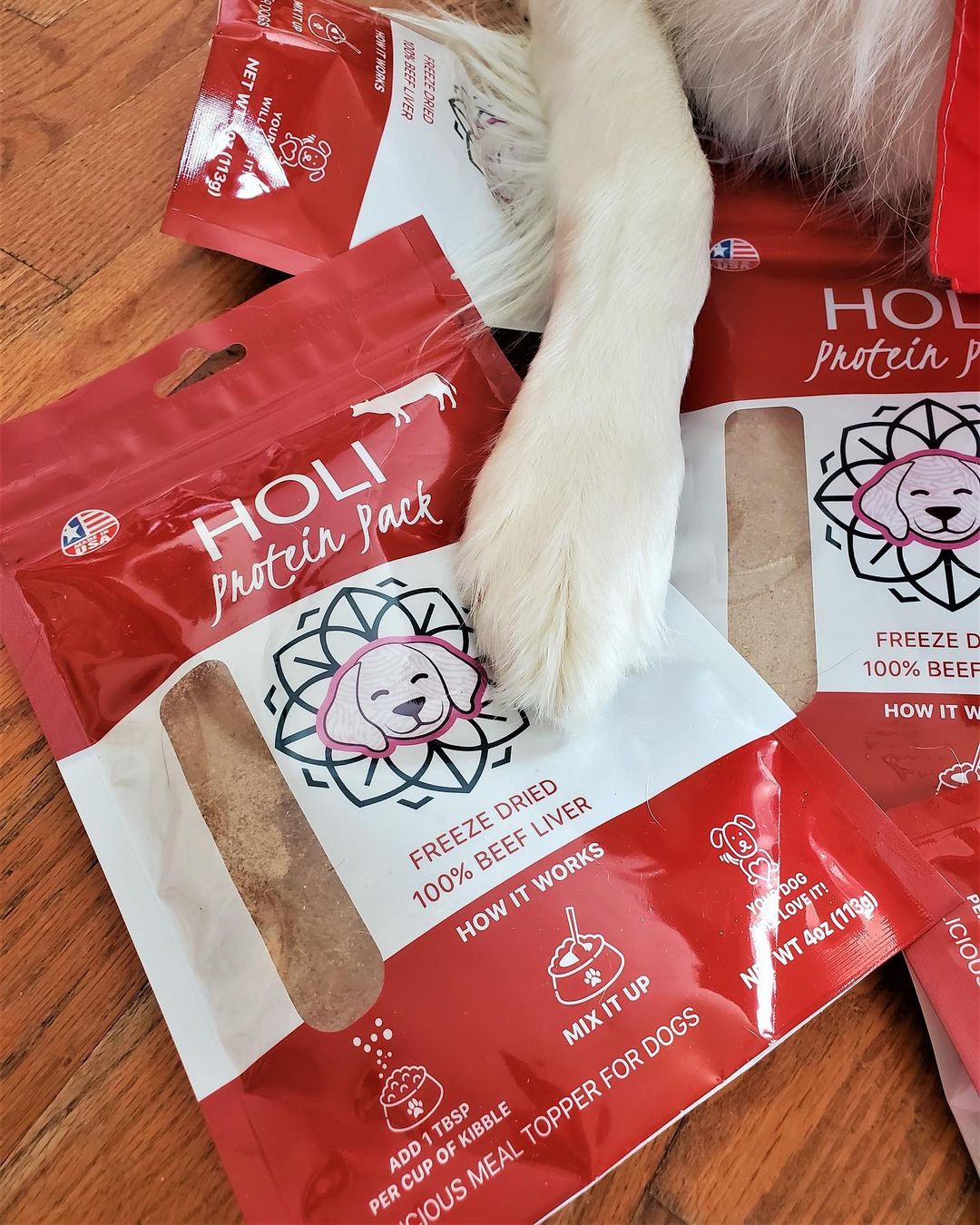 HOLI - Beef Liver Dog Food Topper - Freeze Dried - Single Ingredient