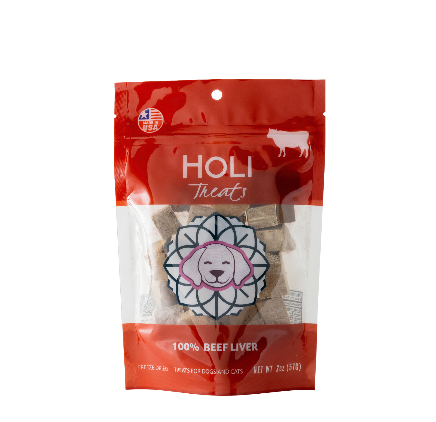 HOLI - Beef Liver Dog Treats - Freeze-Dried - Single Ingredient