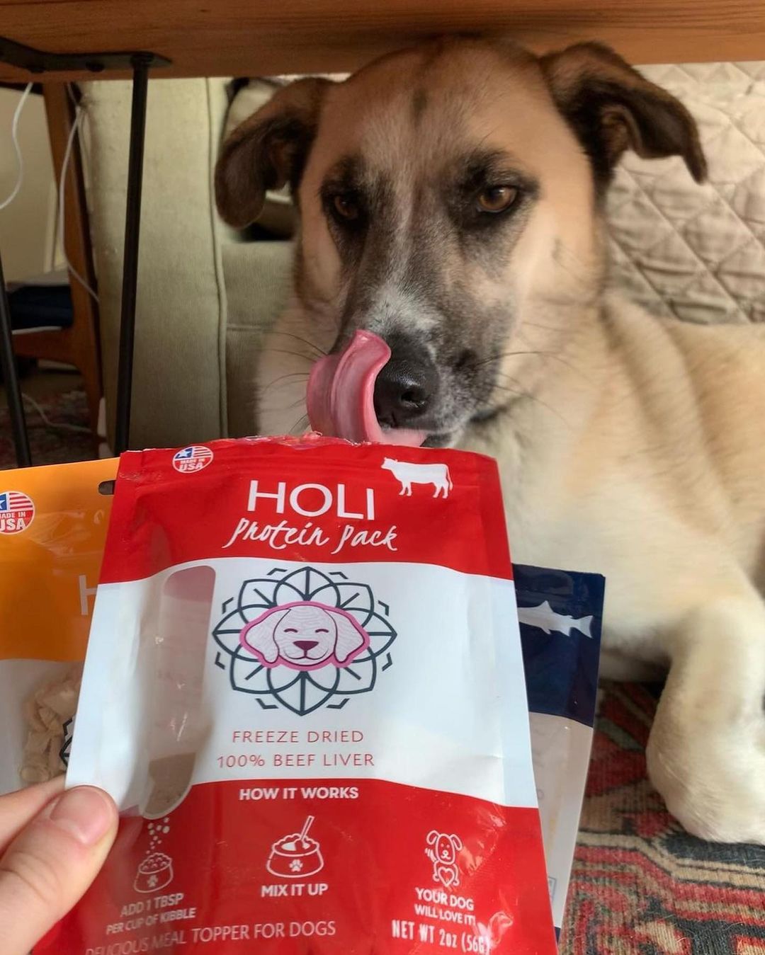 HOLI - Beef Liver Dog Food Topper - Freeze Dried - Single Ingredient