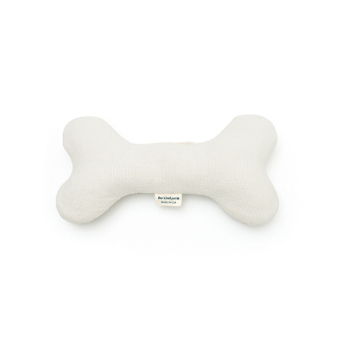 Boba & Vespa - Plush Hemp Dog Toy Bone for Gentle Chewers | Boba & Vespa